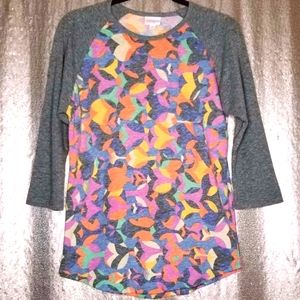 LuLaRoe BNWOT M Randy tee - colorful vintage